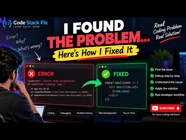 I Found the Problem… Here’s How I Fixed It 🔥 | Coding Problem Solver