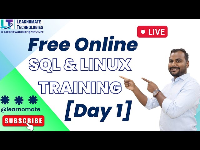 Free SQL & Linux Webinar (Day 1)