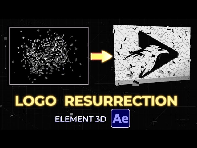 Epic 3D Logo Resurrection Effect | After Effects + Element 3D Tutorial