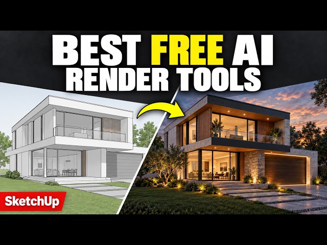 I Tested 3 FREE AI Rendering Tools for SketchUp—Which Is Best?