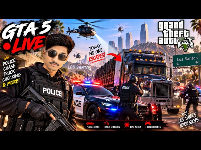 🚨 GTA 5 LIVE 🔴 POLICE  #gaming  #gta5online #gta6news #gta5 #gta5live