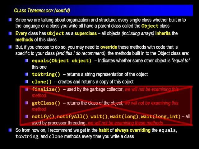 Advanced Classes - Part 2 (Computer Science 40S - Unit 02)
