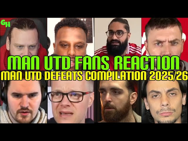 MAN UNITED FANS REACTION TO MAN UTD DEFEATS COMPILATION 2025/26 