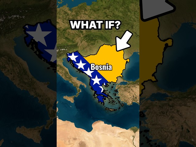 How to Animate a "What If" Country on a Map #MapAnimation #Shorts #WhatIf #Balkans #AlternateHistory