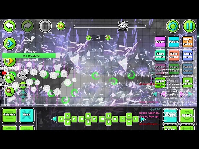 CREATING AN IMPOSSIBLE DEMON  | GEOMETRY DASH |  STREAM 5 | DECORATING