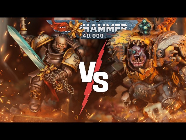 **NEW CODEX!!** Orks vs Black Templars | Warhammer 40k Battle Report