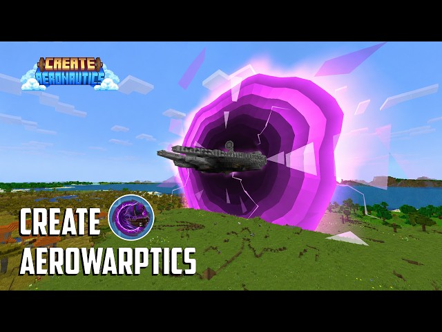Working Hyperdrives in Minecraft Create!