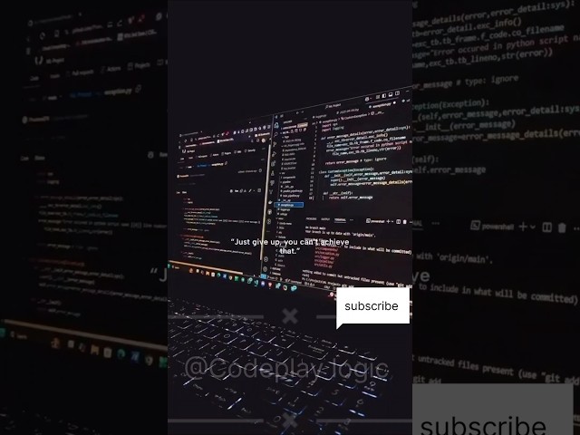 🔥The moment you realize… quitting was never an option. 💻#CodingMotivation#ProgrammerLife #CodeReels