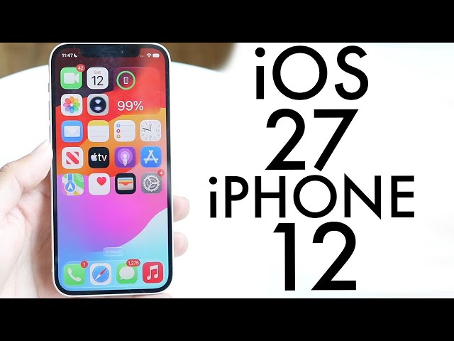iOS 27 OFFICIAL On iPhone 12! (Review)