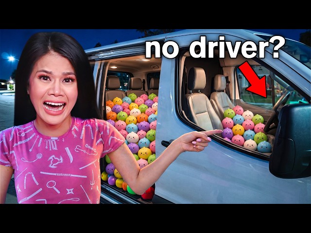 If You See A Driverless Car FILLED with Squishies… RUN!