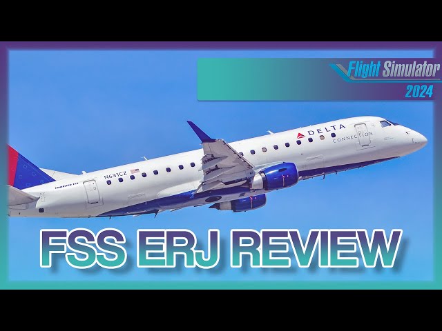 FLIGHTSIMSTUDIOS (FSS) EJET 170 REVIEW | MSFS 2020 | FLIGHT SIM 2024
