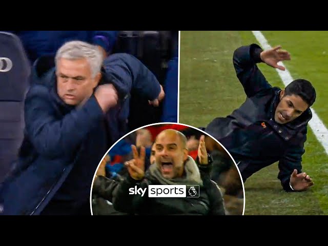 The best manager touchline reactions in the Premier League! 😱🫣
