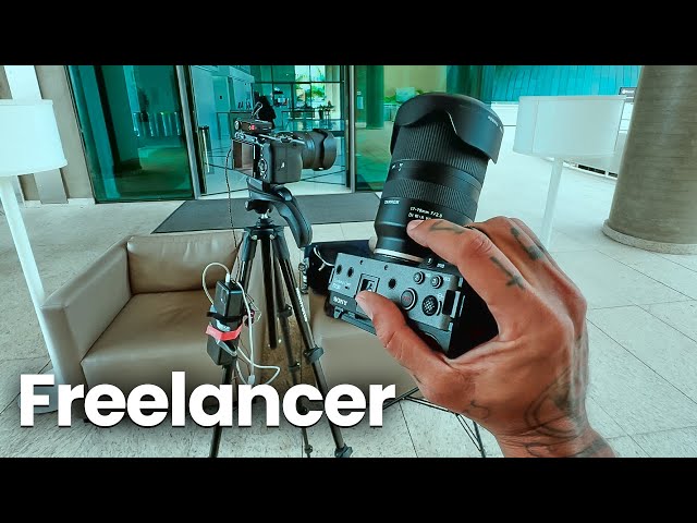 Recording 30 videos a day as a freelance VIDEOMAKER in São Paulo