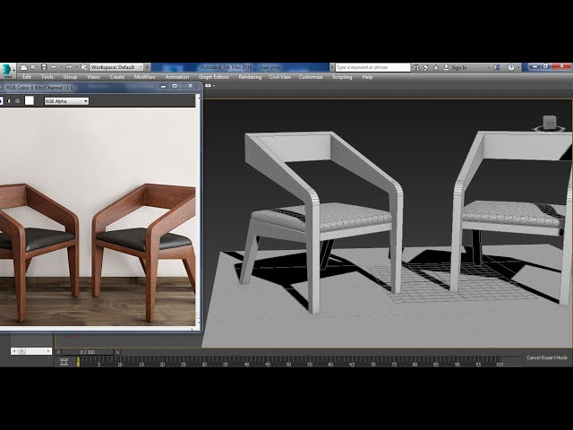 3ds Max Tutorials: How to Model a Stylish Wooden Chair in 3ds Max