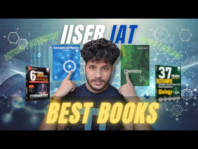 📖 Best Books for IISER Aptitude Test (IAT) – Physics, Chemistry, Maths & Biology! #iiser #iat