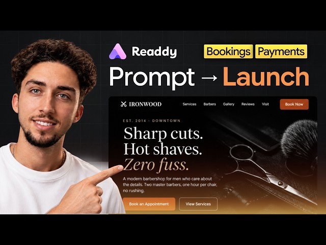 How to Build a Small Business Website with AI (Readdy Tutorial)