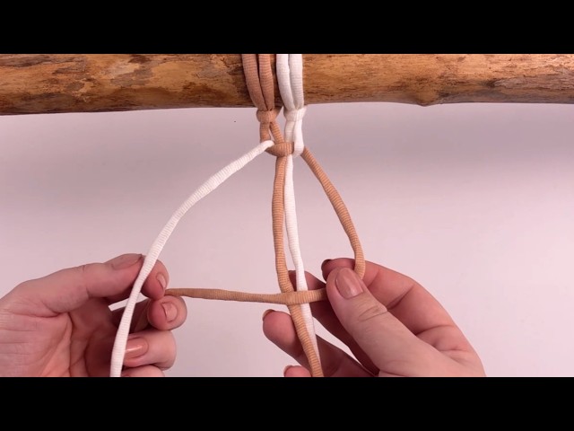 Square Knot Tutorial | Macramé Basic Knot for Beginners