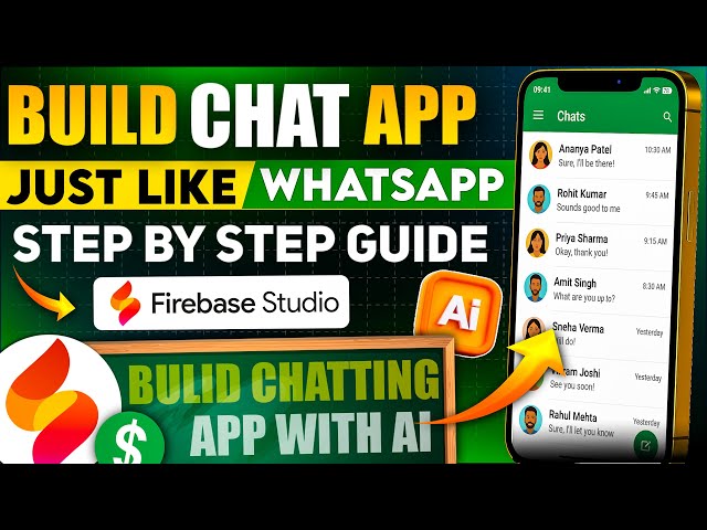 How to Create Your Own Chat App Like WhatsApp with AI (Step by Step) | Monetize with Google AdMob