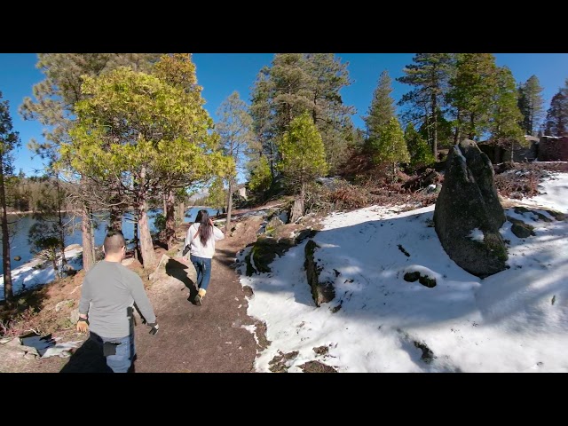 Somewhere near snow.