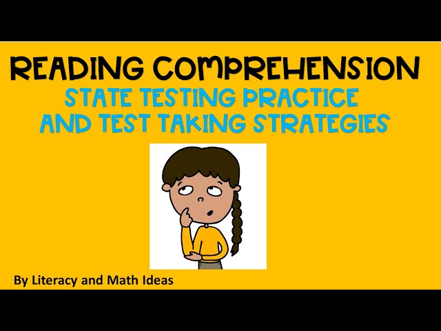 Reading (English Language Arts ELA) State Test Practice and Test Taking Tips