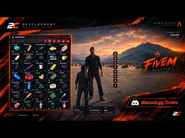 QB-Inventory Advanced Upgrade | 3d UI + Rarity System | FiveM