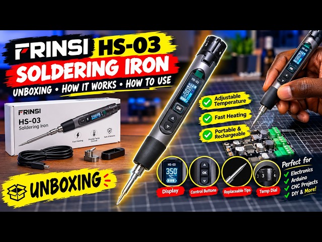I Tested The Frinsi Hs 03 Soldering Iron – Here's How It Works!