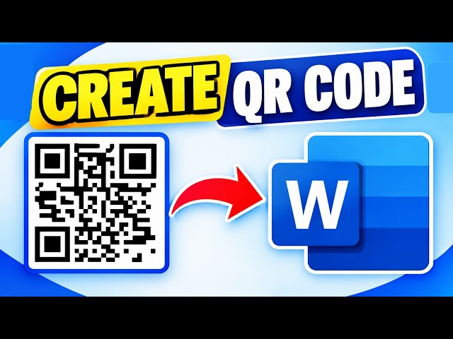 How to Create QR Code for Free in Microsoft Word | QR Code Generator