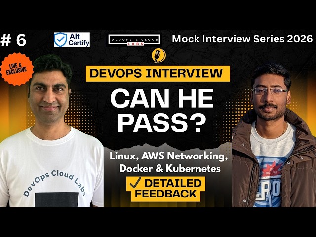 He Has 3+ Years of DevOps Experience — But Can He Pass This Interview? |#linux | #aws | #kubernetes