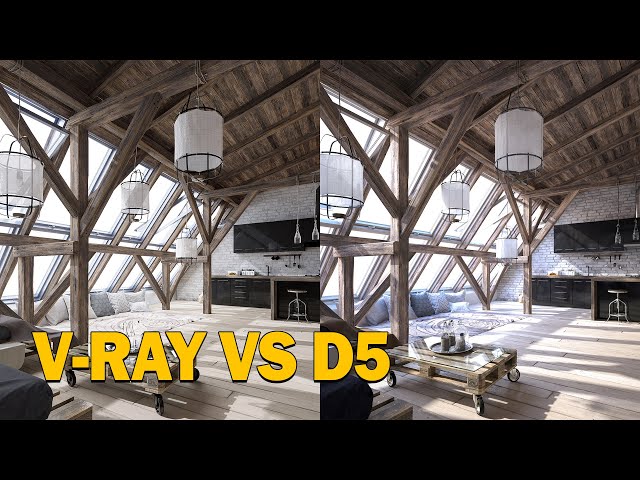 V-Ray vs. D5 Render | Side-by-Side Render Comparison