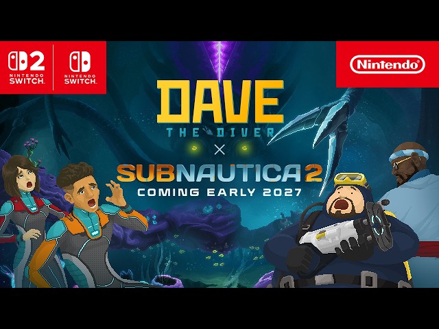 DAVE THE DIVER - Subnautica 2 Content Pack – Reveal Trailer – Nintendo Switch 2