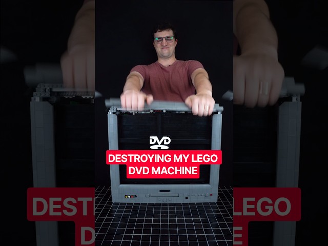 GENTLY Ripping My Build To SHREDS #lego #moc #machine