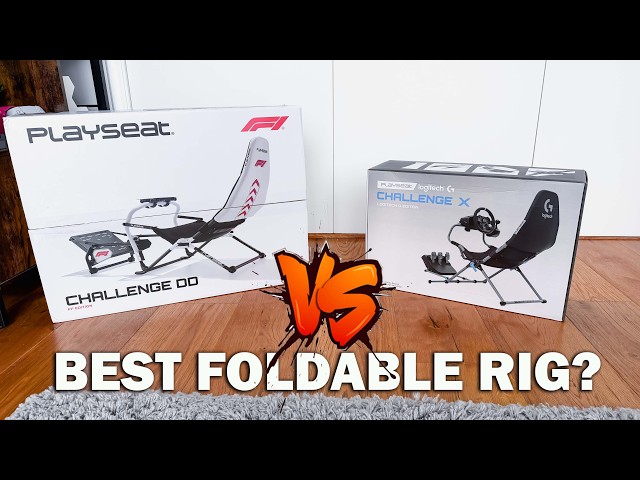 BEST FOLDABLE RIG? Playseat Challenge X Logitech G vs Challenge DD F1
