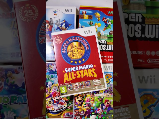 All Mario Games Nintendo Wii Physical Discs