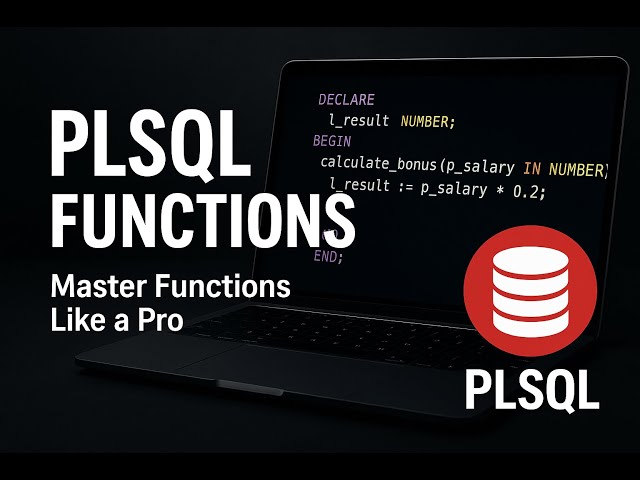 PLSQL Session-1(Functions)