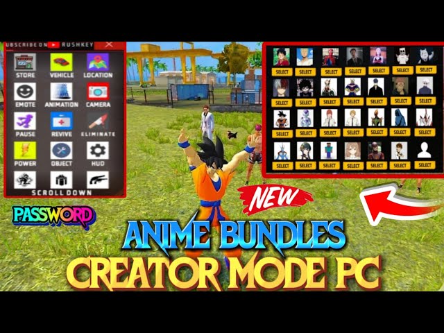 Anime Bundles 🙄  All In One Craftland Map NEW Password 🔑 Creator Mode PC | Rushkey Map Code 2026