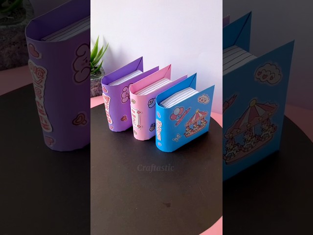 DIY Mini Book Storage box📚 Origami Mini notebook😍 #shorts #papercrafts #mininotebook