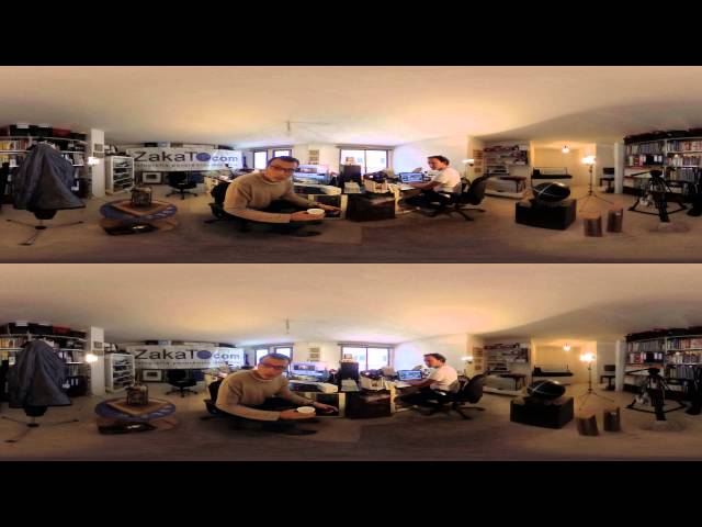 My 1st test on full spherical stereo 360Video v. 30FPS