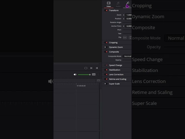 Light hop effect in seconds (davinci resolve)