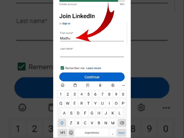 Create LinkedIn Account in 1 Minute🔥 | Easy Tutorial 2025 #linkedin #linkedinaccount #shorts