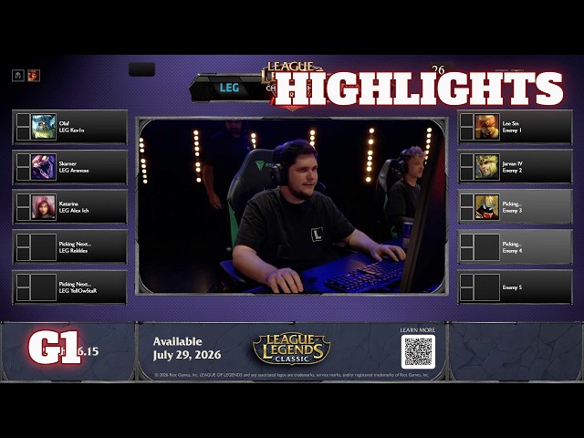 Legacy vs Dynasty - Game 1 Highlights (ft. Alex Ich, Forg1ven, Froggen) | EU LCS Classic Show Match