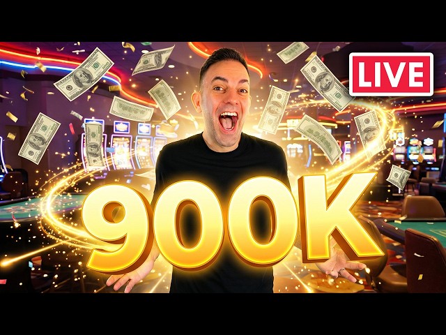 🔴 🎉 LIVE $90,000 Celebration for 900,000 YouTube Subscribers!