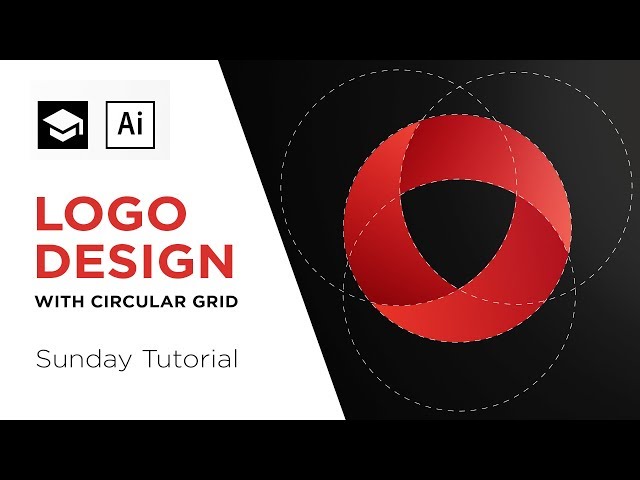 How to design a logo with circular grid | Adobe Illustrator Tutorial