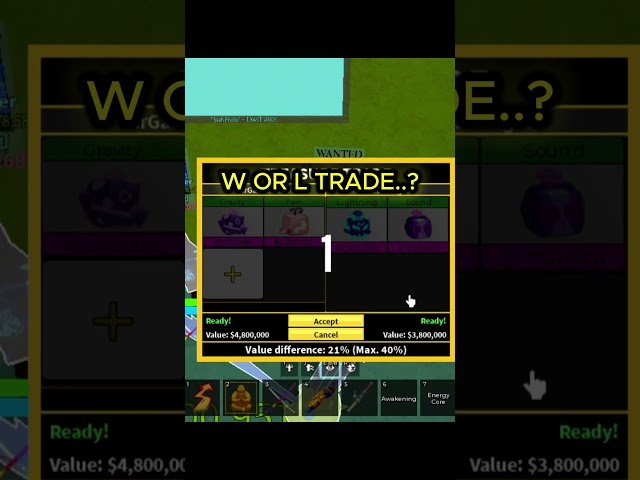 WIN OR LOSE TRADE 💀 #roblox #trending #bloxfruitstrading #gaming #shortsfeed #fyp #viralshorts