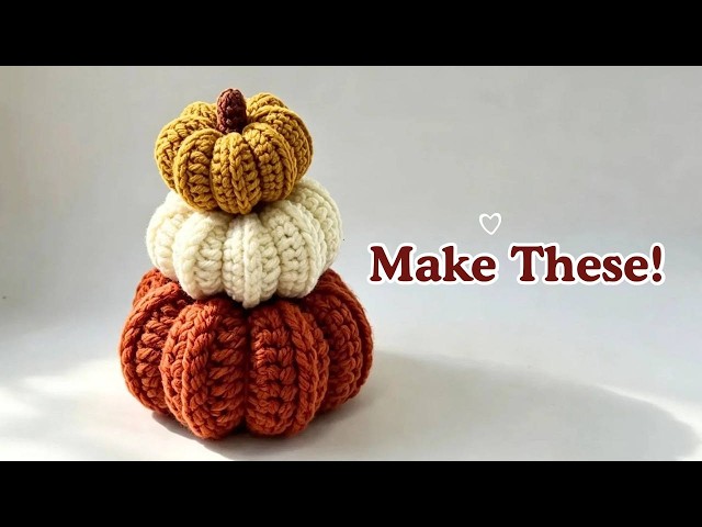 How to Crochet a Pumpkin 🎃 | Easy Crochet Pumpkin Tutorial for Beginners