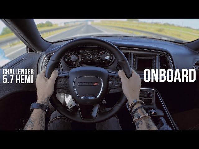 POV | DODGE CHALLENGER 5.7 HEMI V8 2017 | Onboard Drive 4K