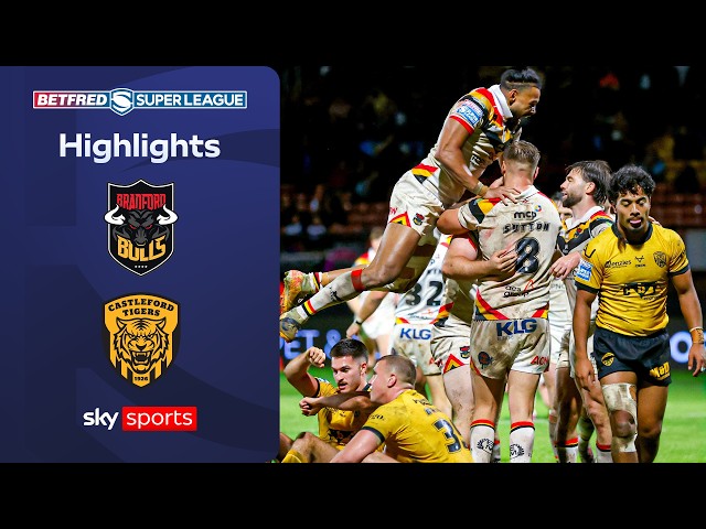 Bulls end losing run! | Bradford Bulls vs Castleford Tigers | Super League Highlights
