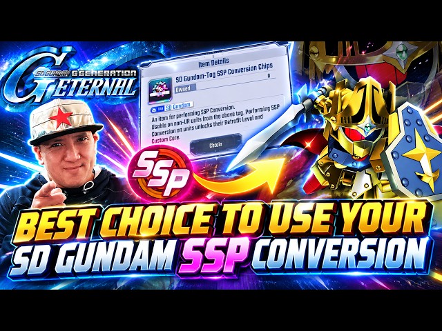 BEST CHOICE TO USE YOUR SD GUNDAM SSP CONVERSION SD Gundam G Generation Eternal