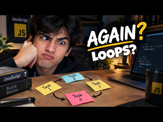 Lec 23 | JavaScript Loops in 15 Minutes | Stop Writing Repetitive Code! 