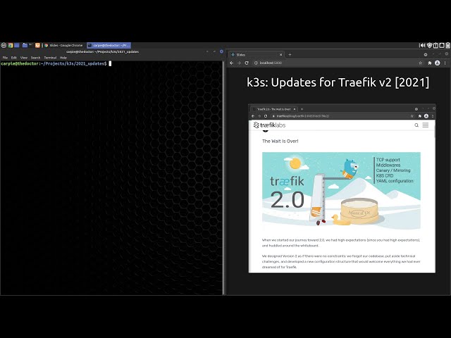 k3s: Updates for Traefik v2 [2021]