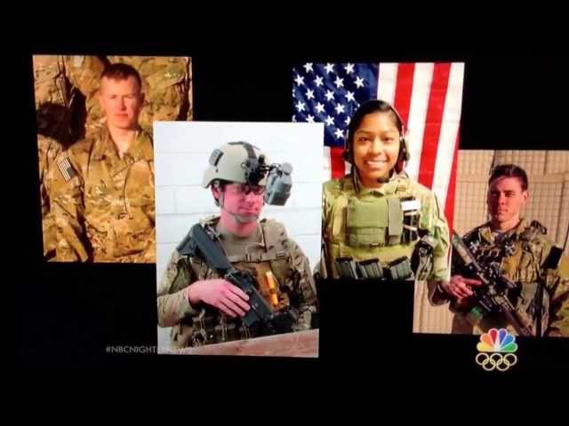 As seen on ABC World News Tonight. CPL Josh Hargis' wife talks about her Army Ranger husband.
